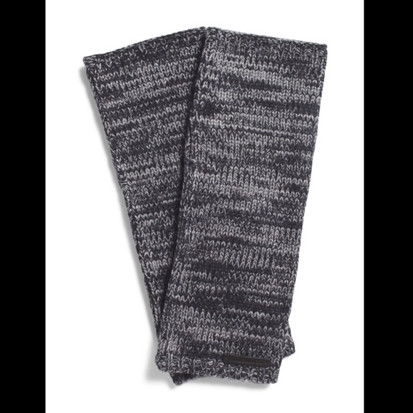 All Saints Accessories - All Saints Marled Armwarmer Grey Marl New